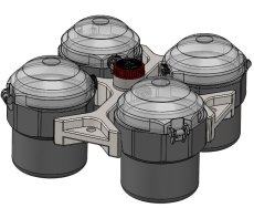 Swinging-out rotor 4 x 750 ml, Loreena